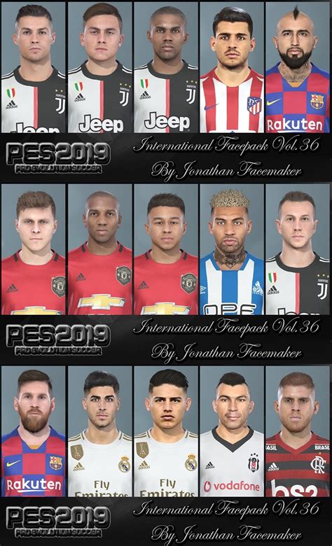 pes  facepack international vol   jonathan facemaker