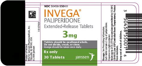 invega fda prescribing information side effects