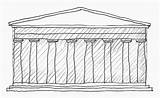 Parthenon Entasis sketch template
