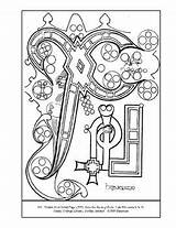 Coloring Kells Book Pages Celtic Lesson Plan Eyck Arnolfini Van Wife Printable Manuscript Illuminated Teacherspayteachers Sold Medieval Designs sketch template