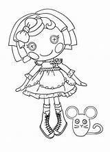 Lalaloopsy Coloring Crumbs Tudodesenhos sketch template