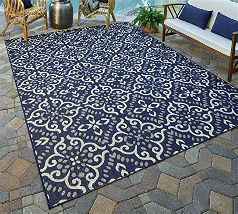 top   outdoor area rug  navy   sideror reviews
