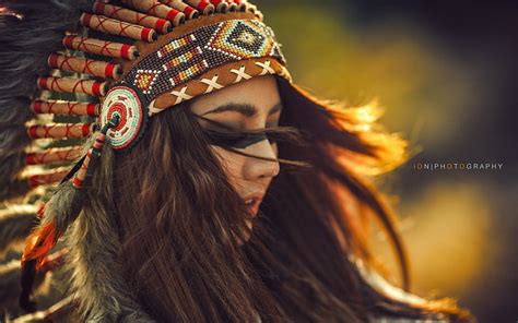 hd wallpaper indigenous headgear native american girl indian