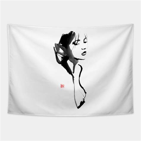 Chinese Nude Nude Woman China Tapestry Teepublic