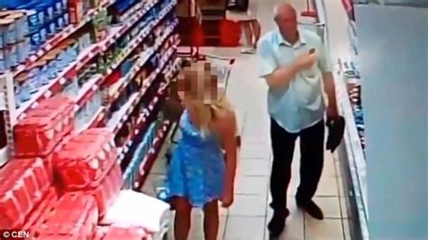Shopper Caught Taking A Photo Up The Short Dress Of A Woman In A