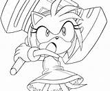 Amy Sonic Coloring Pages Rose Hammer Giant Generations Surfing Girls Hedgehog Color Clipart Printable Print Sheets Yahoo Search Getcolorings Getdrawings sketch template