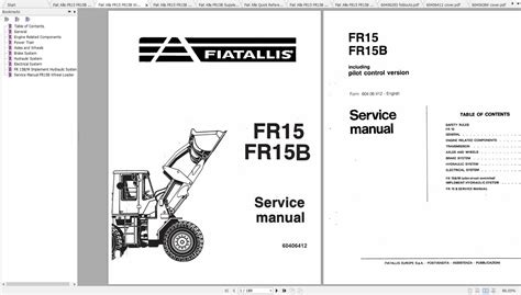 fiat allis fr frb wheel loaders service manuals auto repair software auto epc software