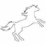 Rearing Coloringbuddy Horses sketch template