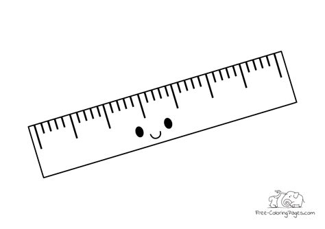 ruler colouring pages sketch coloring page