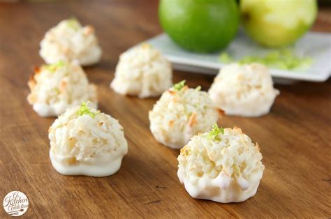 coconut lime macaroons  kitchen addiction