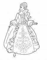 Coloring Dress Pages Dresses Fancy Barbie Wedding Pretty Getcolorings Pa Color Printable sketch template