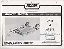 woods rotary cutter     ownersparts list manual    woods amazoncom books