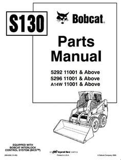 bobcat  skid steer loader service manual skid steer loader repair manuals operation