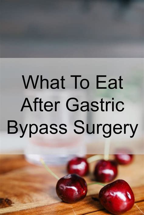 What To Eat After Gastric Bypass Surgery Days In Bed Bariatric