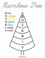 Coloring Rainbow Tree Cursive Favorites Login Add sketch template