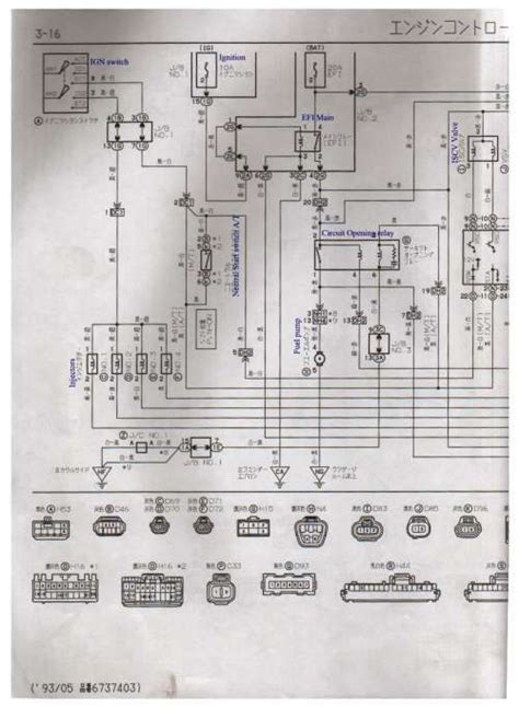 toyota  fe engine wiring diagram  wrg toyota afe ecu wiring diagram ecu toyota diagram