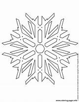 Drawing Snowflake Coloring Pages Printable Info sketch template