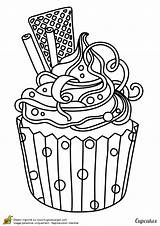 Coloriage Cupcakes Dessin Coloriages Colorier Imprimer Hugolescargot Colorir Mandalas Mandala Riscosgraciosos sketch template