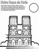 Coloring Notre Dame Pages France Paris Printable Kids Print Around Coloringpagebook Sheet Countries Coloringpages101 Book French Teenagers Město Color Francie sketch template