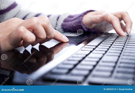 writing  laptop stock image image  people board