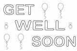 Well Soon Coloring Pages Kids Colouring Freecoloring Choose Board sketch template