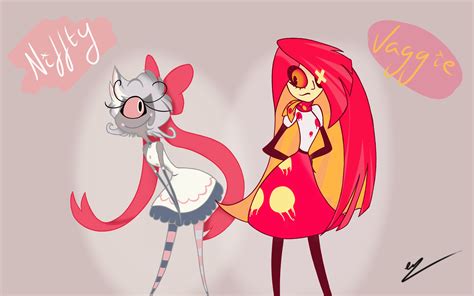 Hazbin Hotel Niffty And Vaggie Clothes Colour Swap By