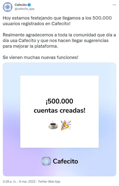 asi funciona cafecito la app argentina  recaudar fondos titulares de tecnologia