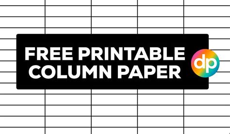 printable  column chart printable form templates  letter