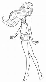 Coloring Pages Ladies Girls sketch template