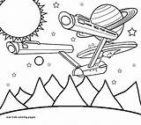 Coloring Pages Star Trek Kids Enterprise Space Solar System Color Colouring Printable Planet Drawing Print Mars Activities Planets Shape Hollywood sketch template