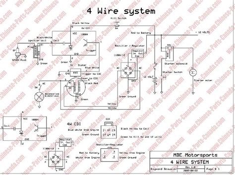 cdi wiring diagram  pin wiring diagram plug