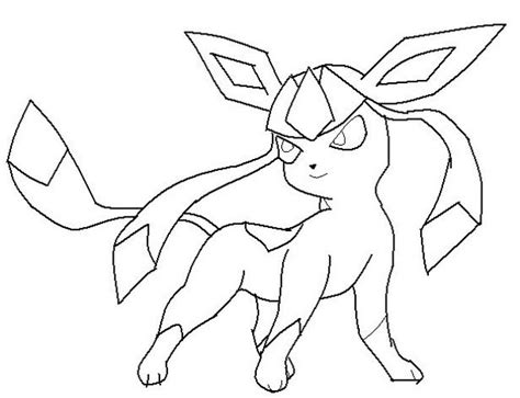 cute glaceon coloring pages  printable pokemon coloring pages