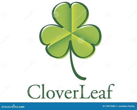 cloverleaf logo vector illustration cartoondealercom