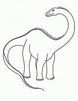 Coloring Brachiosaurus Dinosaur Pages Clipart Kids Comments Clip Library Leave Coloringhome sketch template