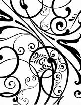 Pages Coloring Swirls Swirl Adult Template Printable sketch template