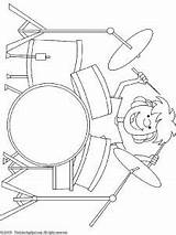 Drummer sketch template