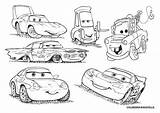 Coloring Cars Pages Printable Kids Disney Mater Mcqueen Colouring Sheets Characters Lightning Pixar Tractor sketch template