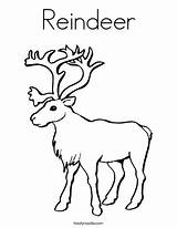 Reindeer Coloring Pages Worksheet Print Template Noodle Do Outline Santa Animals Change Twistynoodle Twisty Favorites Login Add sketch template