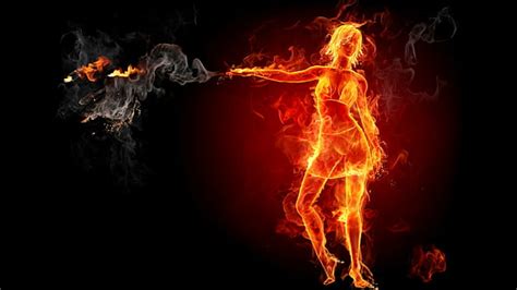 Hd Wallpaper Women Fire Fantasy Art Artwork Magician 1680x1050