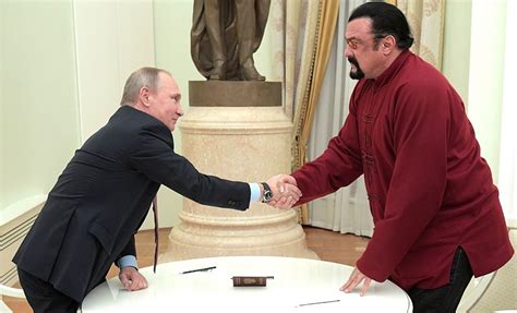 Vladimir Putin Makes Steven Seagal S Russian Citizenship Truly Official