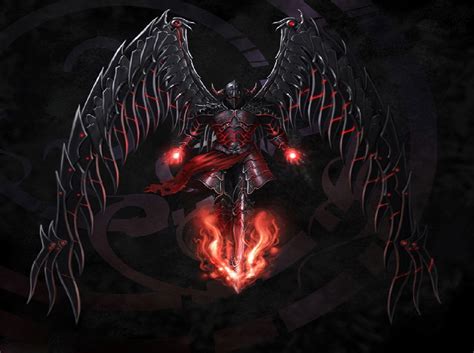 dark angel  armour fantasy art men evil art dark fantasy art