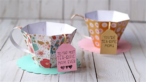paper tea cup  mothers day essyjae