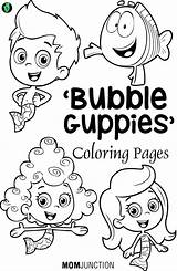 Coloring Pages Guppy Getdrawings Bubble sketch template