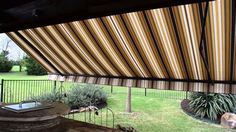 retractable awning dallas youtube