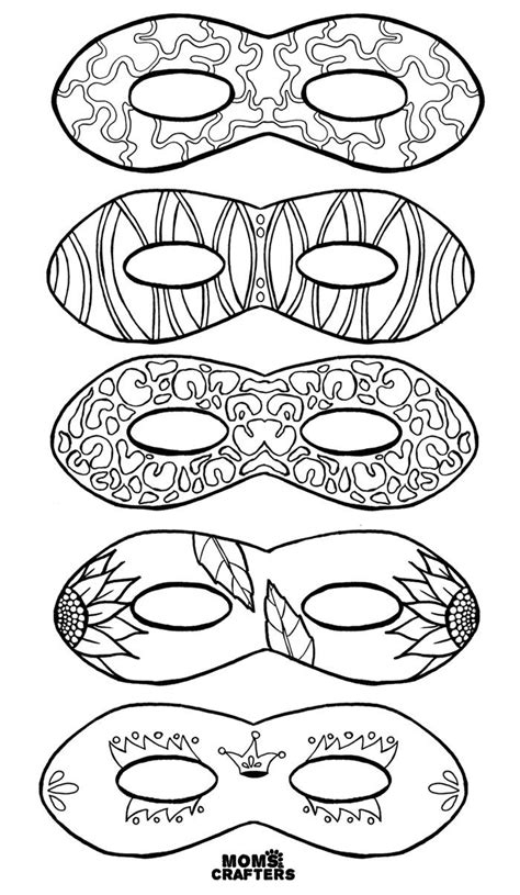 unique printable masks ideas  pinterest animal masks  kids