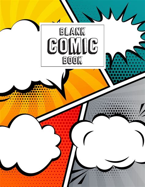 template comic book layout