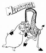 Madagascar Pages Coloring Clip Cliparts Clipartpanda Coloringpages1001 Popular Clipart Cartoon sketch template
