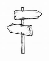 Signpost Cliparts Searches sketch template