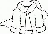 Jacket Kleidung Mewarnai Ausmalbilder Putih Hitam Thick Letzte Malvorlagen Getcolorings sketch template