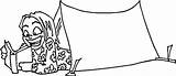 Tenda Campeggio Dibujo Desenhos Carpa Acampamento Biwak Namiot Campamento Acampamentos Niña Kolorowanki Kamping Dzieci Coloriages Misti Paginas Transportes Imprimer Stampa sketch template